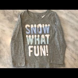 Gap “Snow what fun” long sleeve